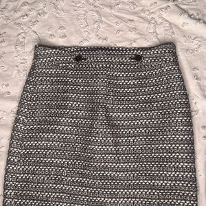 Loft tweed mini skirt